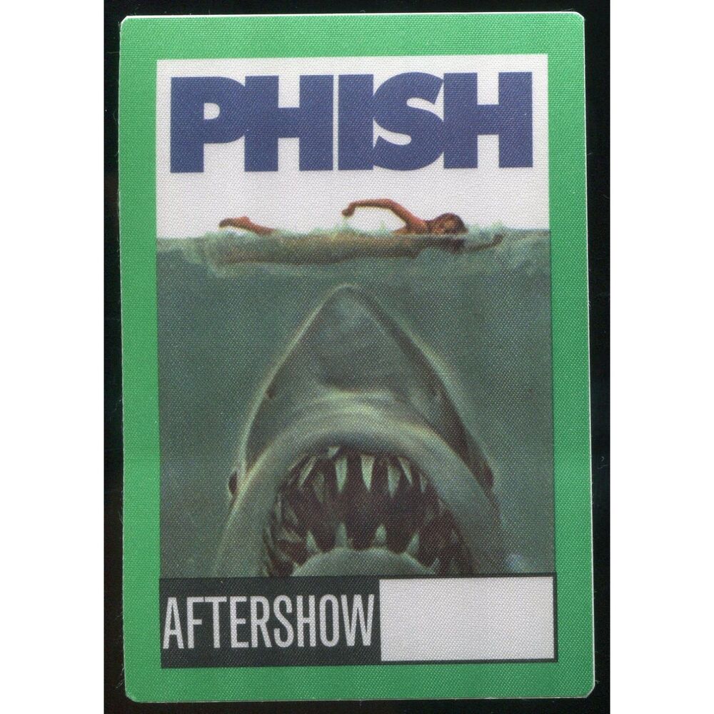 Vintage 1997 Phish Jaws Concert Backstage Pass Aftershow